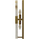 Rovira LED 8 inch Cream / Brushed Gold Sconce Wall Light